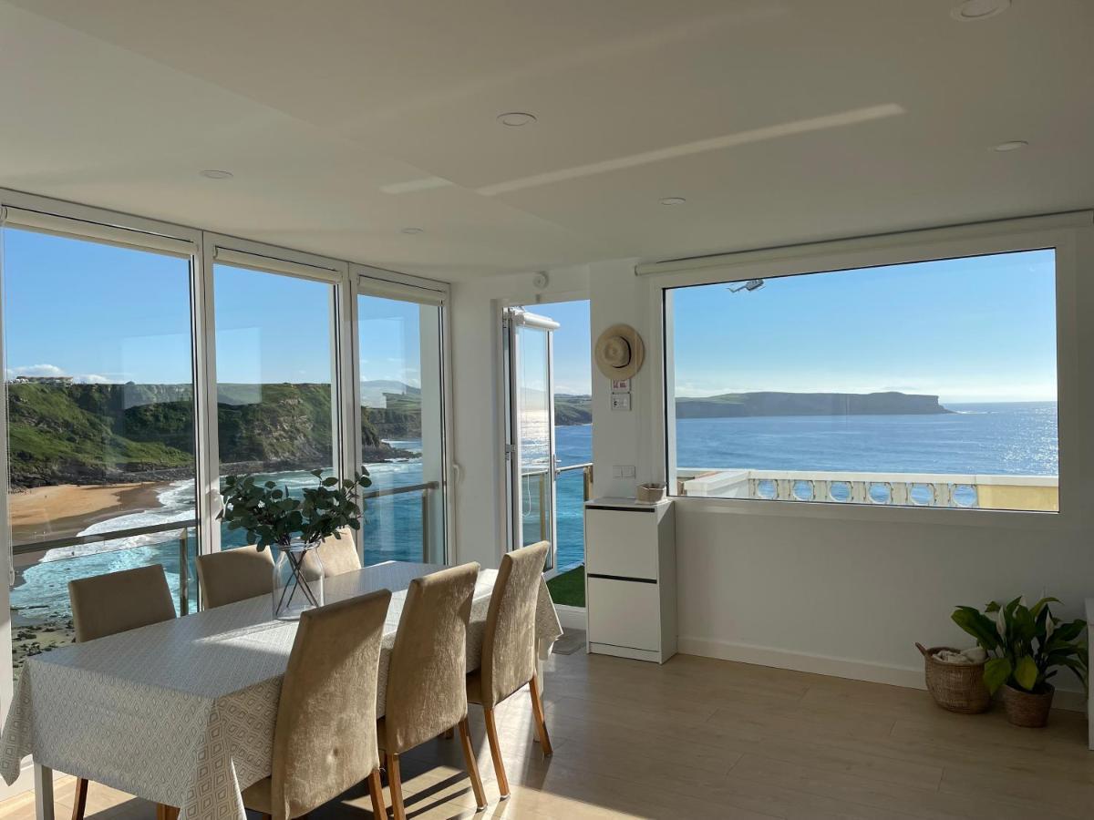 Apartamento Sunset Con Vistas Playa De Los Locos Suances Eksteriør bilde
